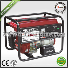 TIGER Maquinaria industrial SH2900DXE generador de gasolina 2.3KW / 6.5HP
